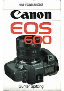 Canon EOS 600 manual. Camera Instructions.